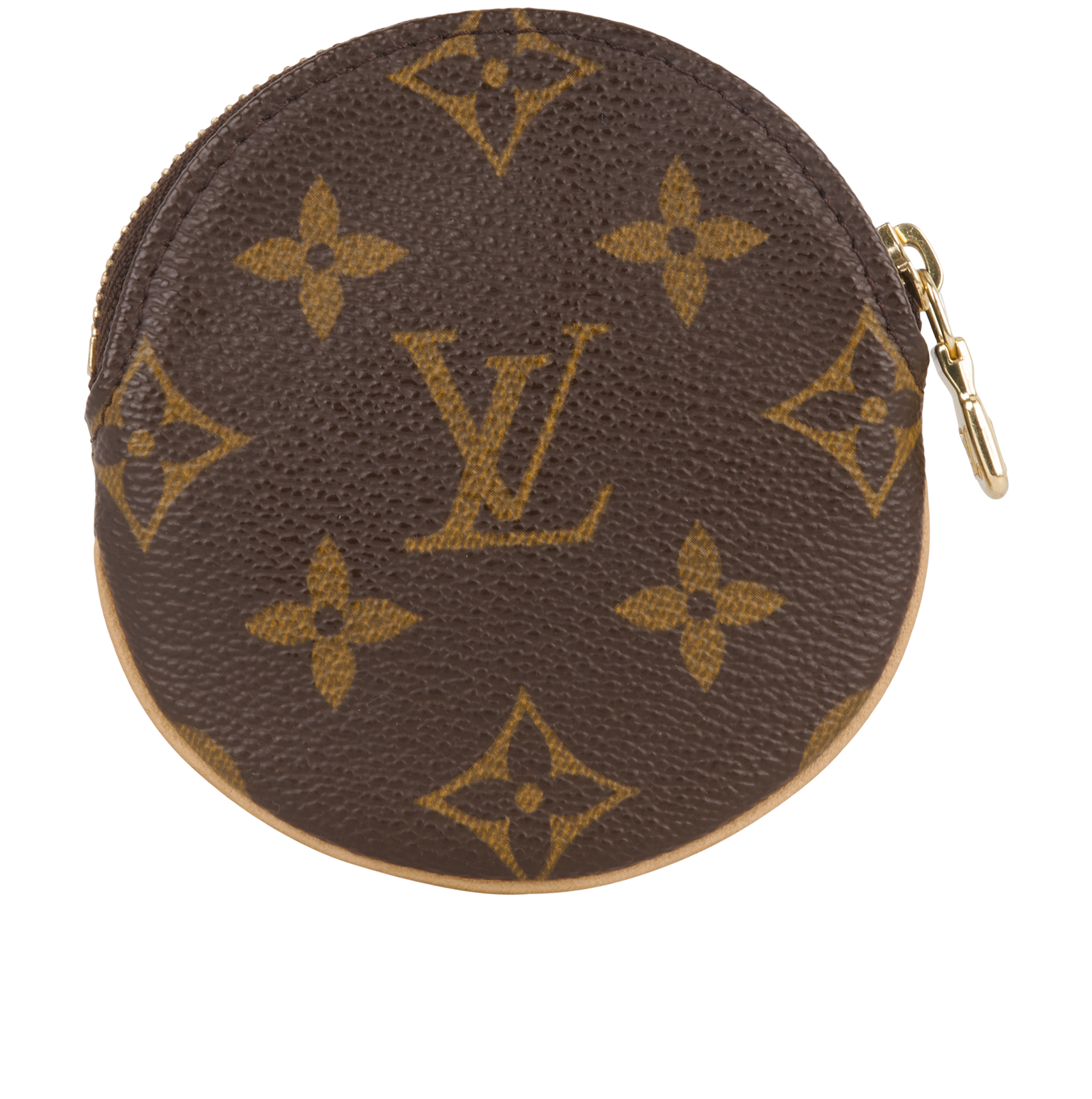 Louis Vuitton Round Coin Purse, &pound;150, Accessories, Brown, Coated Canvas, Back view